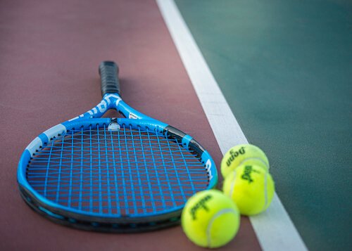 santorini tennis tennis-racket-and-balls